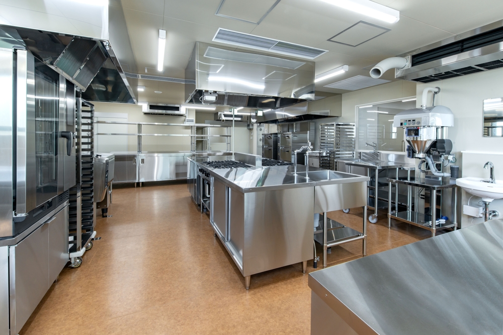 Grootkeuken HACCP wanden en plafonds